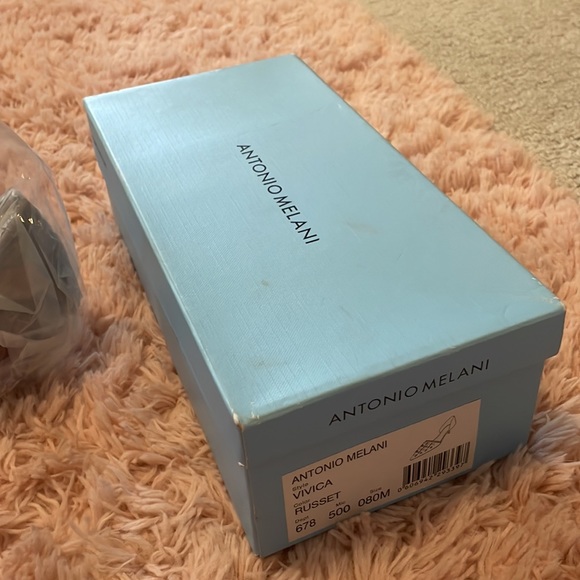 Antonio Melani Vivica Brown Bead Studded Suede Heels - Picture 3 of 8